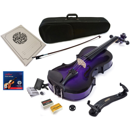 COMBO VIOLIN GREKO VIOLETA DEGRADE CON ACCESORIOS