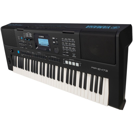Teclado Yamaha PSR-E473 con usb y teclas sensitivas de 5 octavas