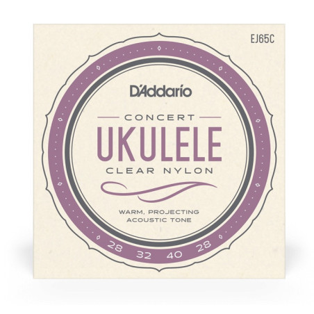 D'ADDARIO EJ65C Encordado Ukelele Concierto