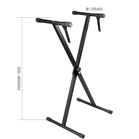 GREKO KS-X3 Atril para teclado en X