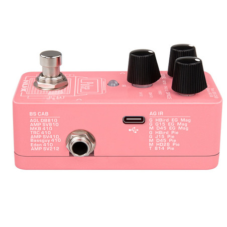 NUX PULSE NSS-4 Pedal simulador de amplificador para guitarra eléctrica