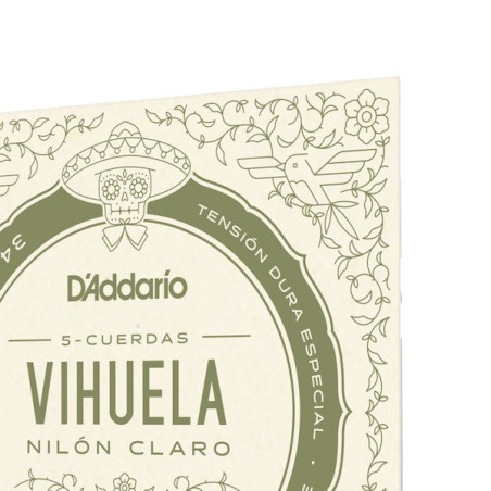 D'Addario MV10C: Cuerdas para Vihuela de Nylon Pro-Arte - Sonido cálido y rico, tensión alta
