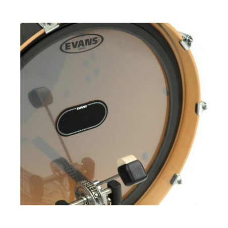 EVANS EQPB2 Protectores de parche bombo doble pedal