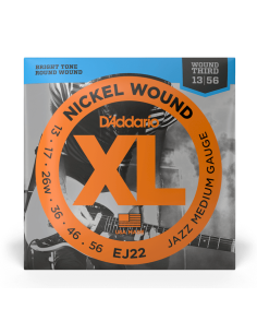 D'ADDARIO EJ22 JAZZ MEDIUM GAUGE Encordado para guitarra eléctrica 2