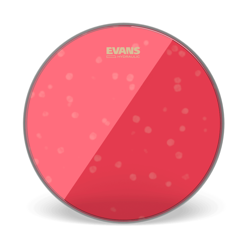 EVANS TT12HR HYDRAULIC Parche de 12" para toms color rojo