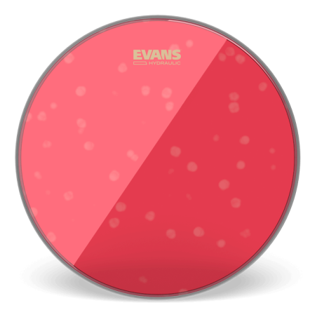 EVANS TT12HR HYDRAULIC Parche de 12" para toms color rojo