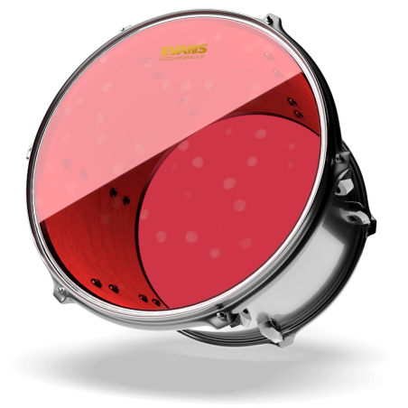 EVANS TT12HR HYDRAULIC Parche de 12" para toms color rojo