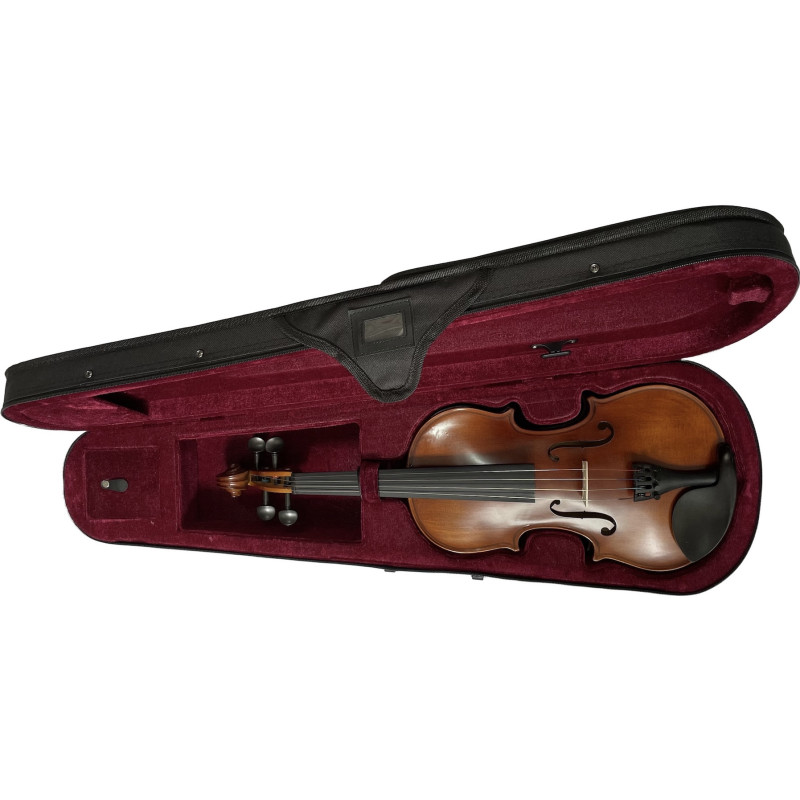 GREKO MV1413 Violin clásico con diapason en ebano y estuche