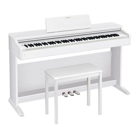 Casio AP-270WE Blanco Celviano Piano Digital - Sonido Realista y Diseño Elegante