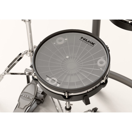 Kit Batería Electrónica NUX DM-8 con Silla y Tapete: Sensación Realista, Sonido Excepcional