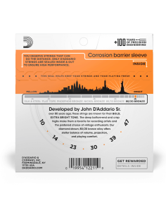 D'ADDARIO EJ10 Encordado Ligth para Guitarra acustica 2