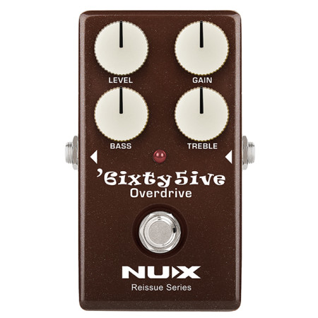 NUX 6IXTY 5IVE Pedal Overdrive para guitarra eléctrica