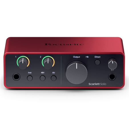 FOCUSRITE SCARLETT SOLO 4ª GEN Interfaz de audio