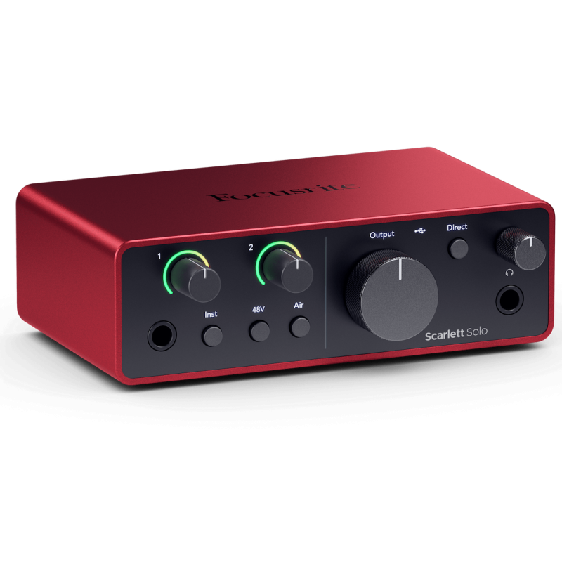 FOCUSRITE SCARLETT SOLO STUDIO 4ª GEN Kit para grabación