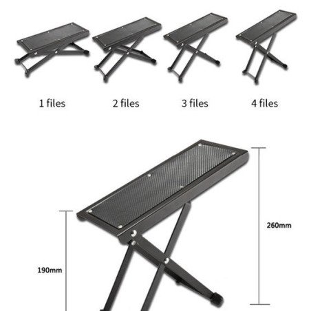MC-ART FS800-FS46 Apoya pies para guitarrista