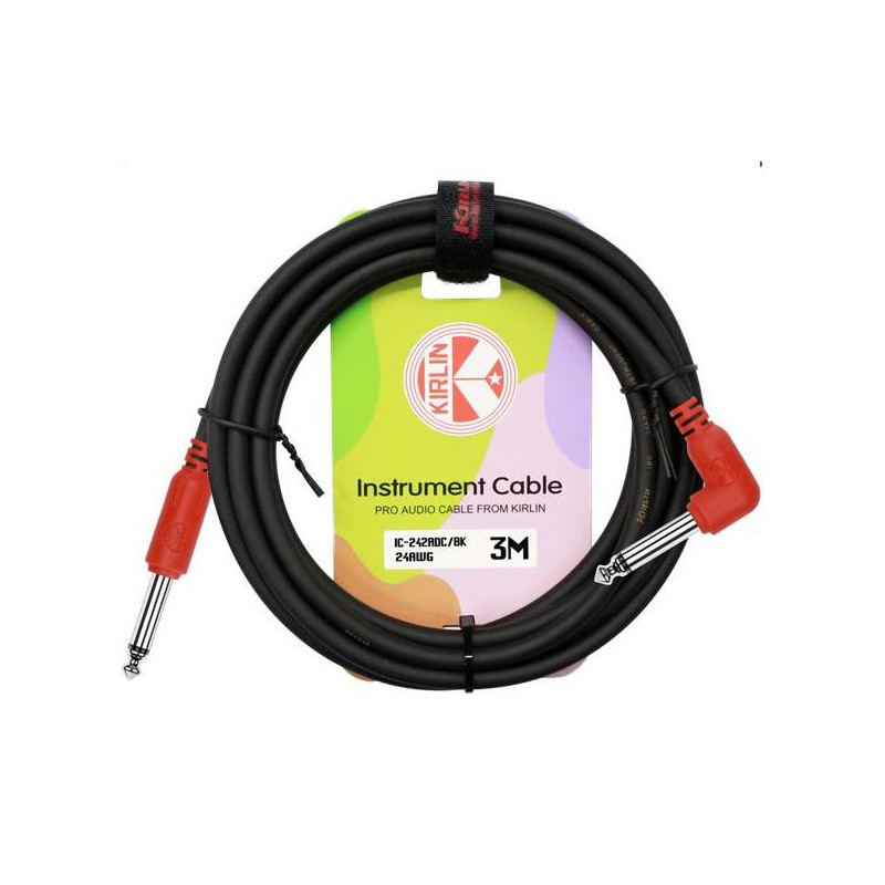 KIRLIN IC-242RDC BK Cable para instrumentos musicales