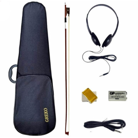 Violín Eléctrico GREKO VEN01-BK: Sonido Excepcional y Estilo Vanguardista