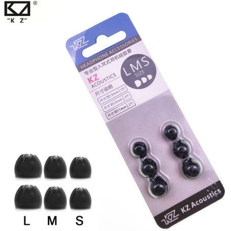 KZ SILICON Set de Tapones en silicona para audífonos