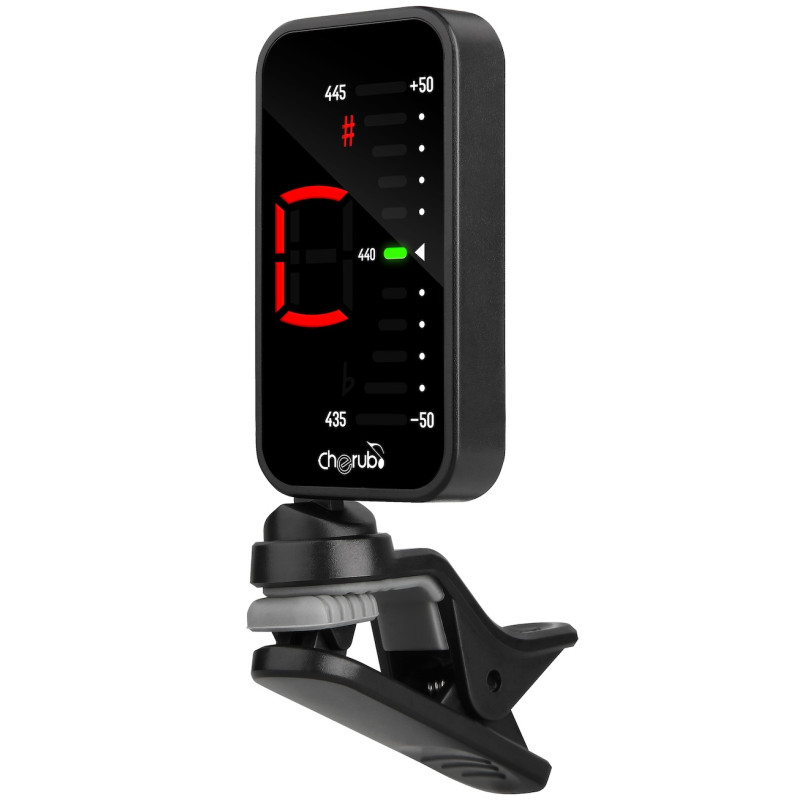 Afinador Cherub WST-551C: afinación precisa y fácil para músicos de todos los niveles