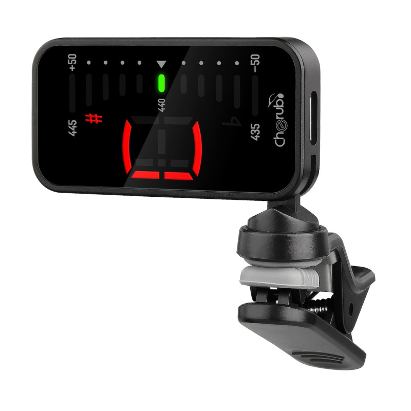 Afinador Cherub WST-551C: afinación precisa y fácil para músicos de todos los niveles