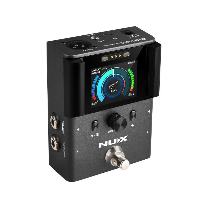 NUX B-8 Pedal transmisor inalámbrico para guitarra y bajo