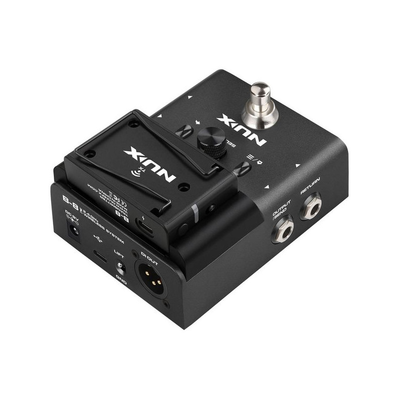 NUX B-8 Pedal transmisor inalámbrico para guitarra y bajo