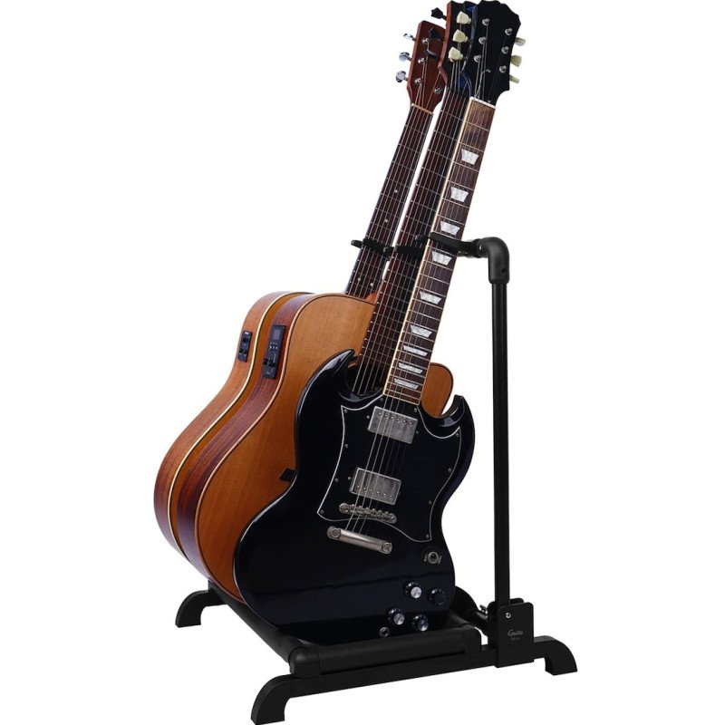 GUITTO GGS-12 Soporte en rack para 3 guitarras y bajos