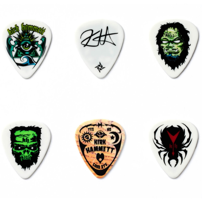 Púas de guitarra JIM DUNLOP KH01T088 Kirk Hammett Monster Pick Tin