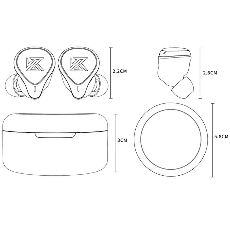 KZ SA08 Pro: Auriculares Inalámbricos Bluetooth 5.2 Sonido HiFi