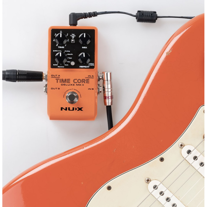 NUX TIME CORE DELUXE MKII Pedal delay y loop para guitarra y bajo