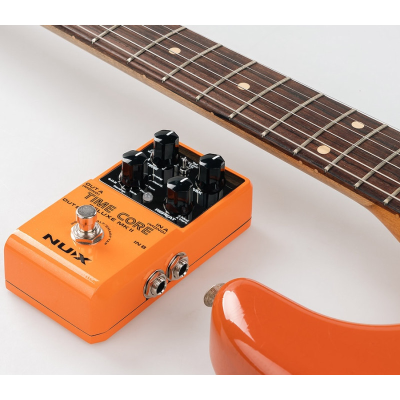 NUX TIME CORE DELUXE MKII Pedal delay y loop para guitarra y bajo