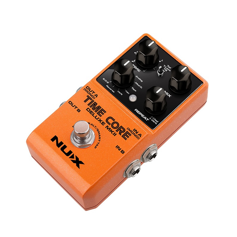 NUX TIME CORE DELUXE MKII Pedal delay y loop para guitarra y bajo