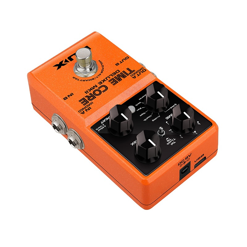 NUX TIME CORE DELUXE MKII Pedal delay y loop para guitarra y bajo