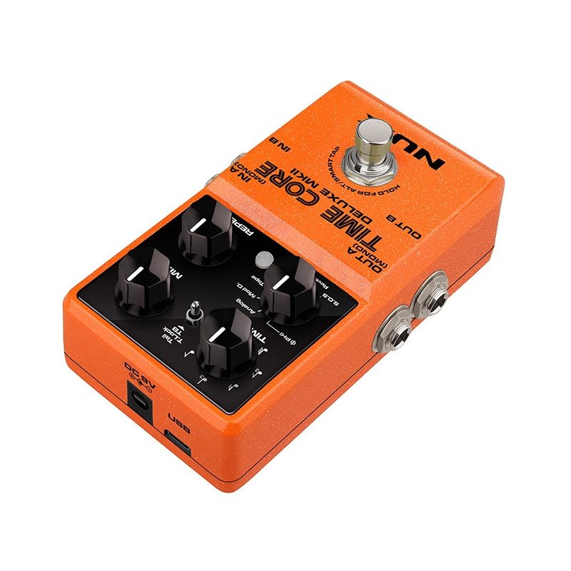 NUX TIME CORE DELUXE MKII Pedal delay y loop para guitarra y bajo