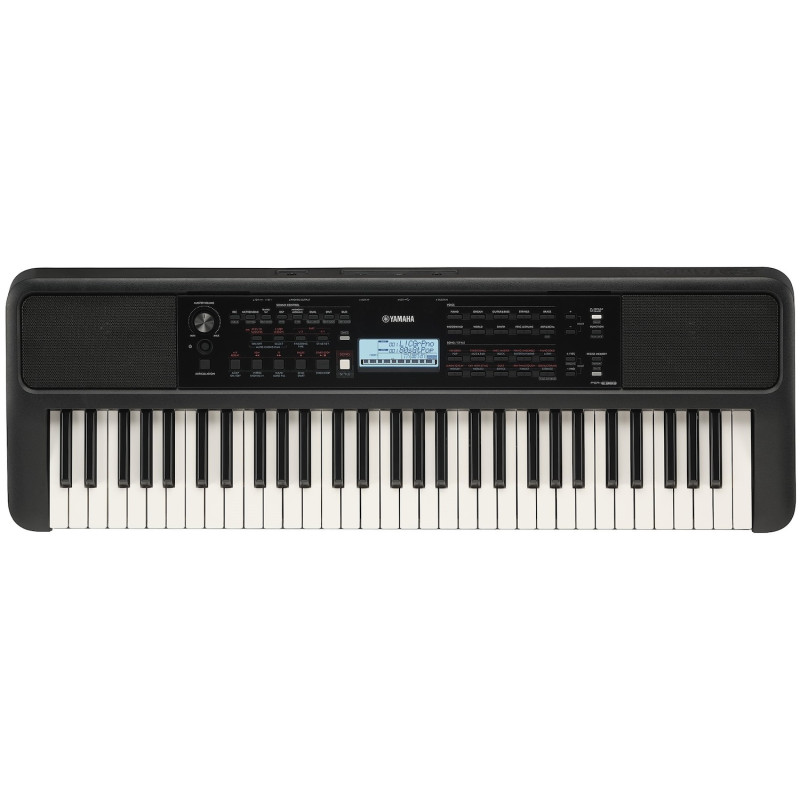 YAMAHA PSR-E383 Teclado electrónico con adaptador y portapartíturas