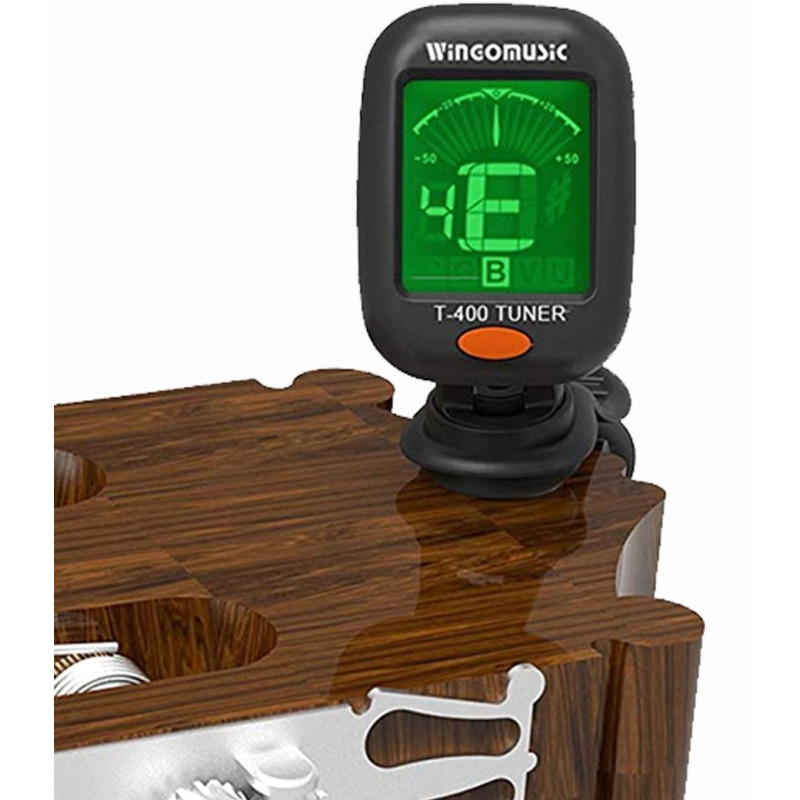 MC-ART WINGO T-400 Afinador de pinza cromatico