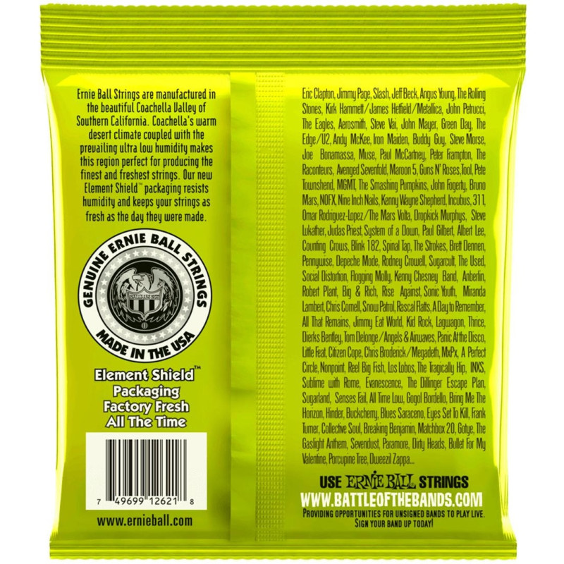 ERNIE BALL 2621 REGULAR SLINKY Encordado para Guitarra De 7 Cuerdas