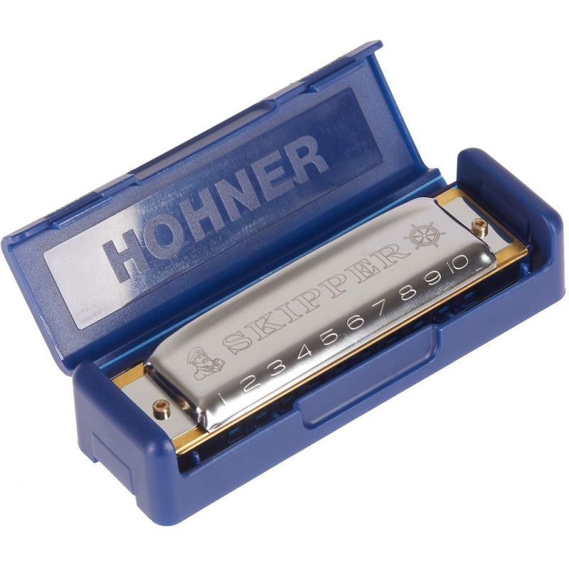 HOHNER SKIPPER C Armonica diatónica de alta calidad con tono distintivo