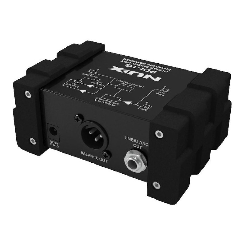 NUX PDI-1G Caja directa activa con simulador de amplificador para guitarra