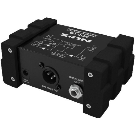 NUX PDI-1G Caja directa activa con simulador de amplificador para guitarra