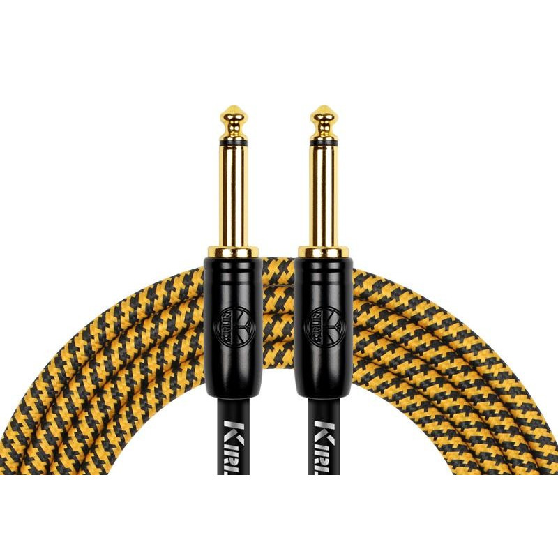 KIRLIN IW-241BCG-6M/GOB Cable blindado tejido con plugs metalicos