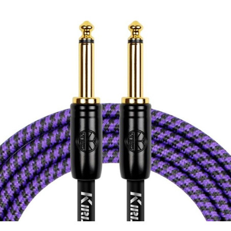 KIRLIN IW-241BCG-6M/PUB Cable blindado tejido con plugs metalicos