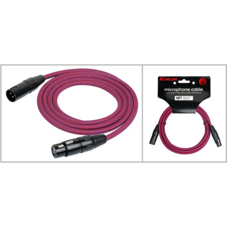 KIRLIN MW470 Cable para microfono XLR hembra / macho