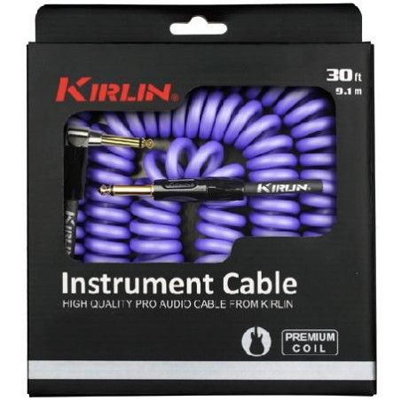 KIRLIN IPK-222BFGL-9.15M/PUE Cable entorchado profesional plug aleación oro