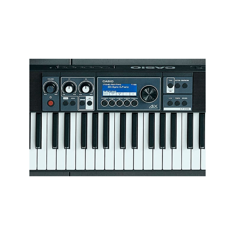 Casio CT-S500 - Teclado Portátil de 61 Teclas con Sonido AiX y Efectos DSP