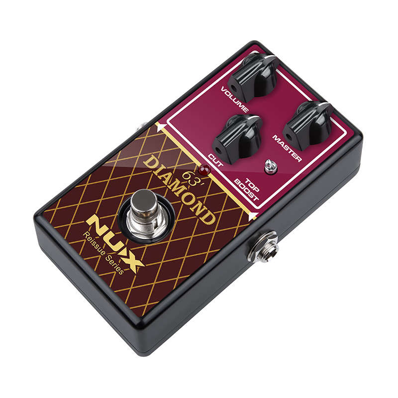 NUX 63' DIAMOND NRO-6 Pedal simulador de amplificador Vox para guitarra eléctrica
