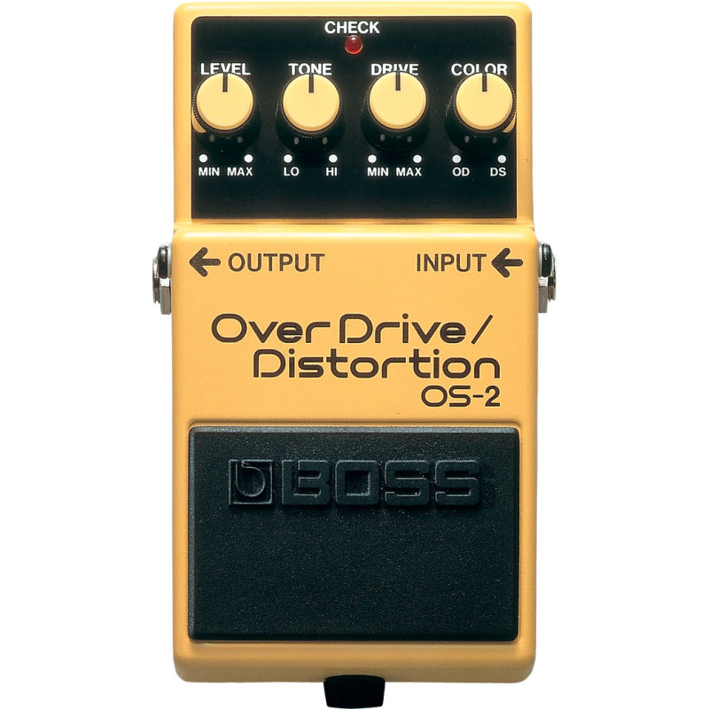 BOSS OS-2 OVERDRIVE/DISTORTION Pedal para guitarra electrica