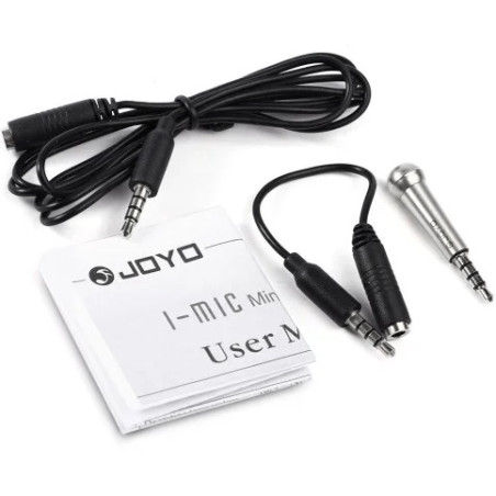 JOYO I-MIC Mini Microfono de grabación para tu iPhone, iPad, iPod, tablet o smartphone