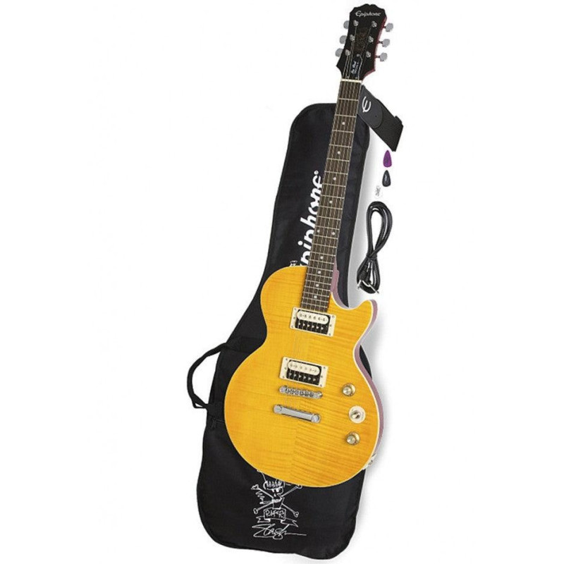 EPIPHONE ENA2AANH3 Slash AFD Les Paul Special-II en Appetite Amber | Con accesorios exclusivos