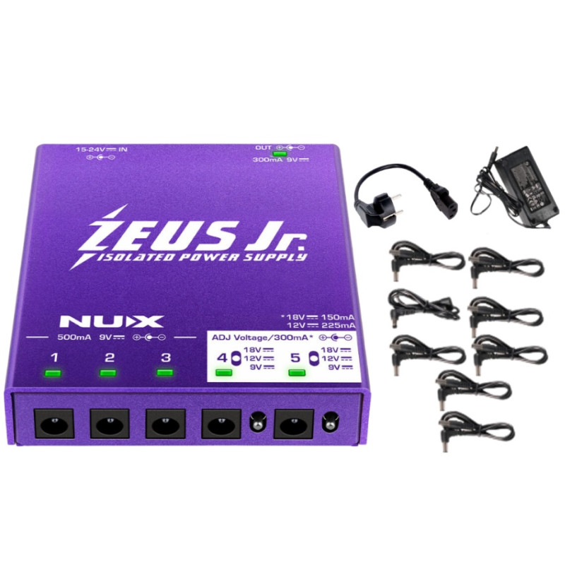 NUX ZEUS JR NIP-Z6 Fuente de Poder para pedales de efectos